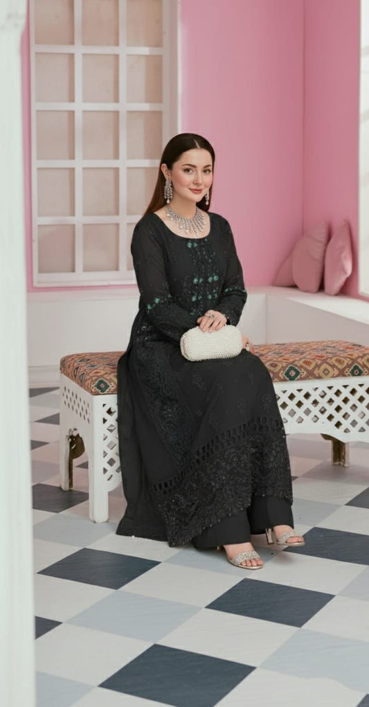 3 PC EMBROIDERED LAWN