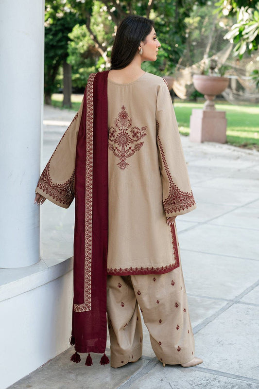 3 PC EMBROIDERED LAWN